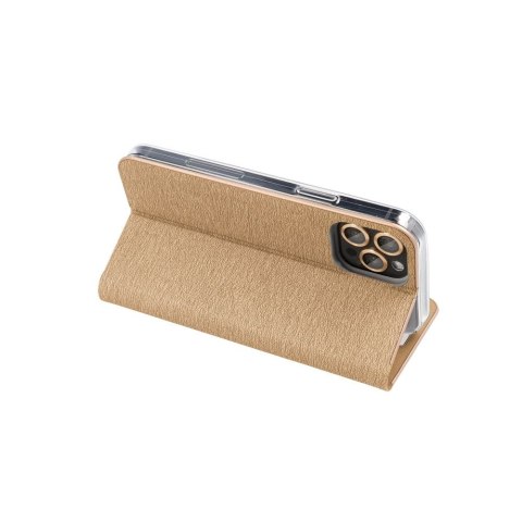 Etui z klapką na iPhone 17 AIR Luna Book Gold złote