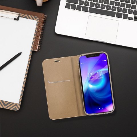 Etui z klapką na iPhone 17 PRO MAX Luna Book Gold złote