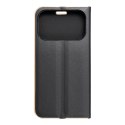 Etui z klapką na iPhone 17 PRO Luna Book Gold czarne
