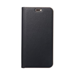 Etui z klapką na iPhone 17 Luna Book Gold czarne