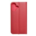 Etui z klapką na iPhone 17 Luna Book Gold czerwone