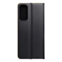 Etui z klapką na Samsung A05s Luna Book Gold czarne