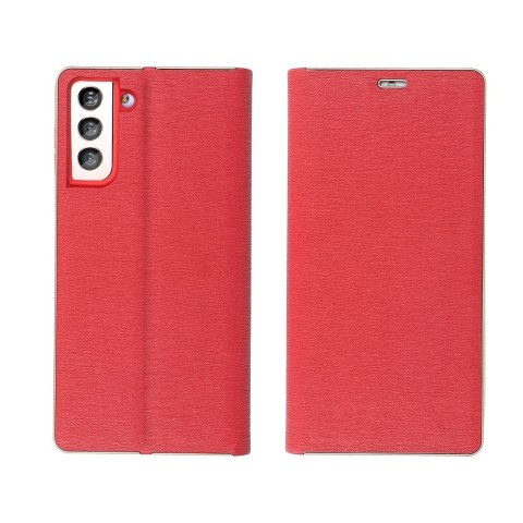 Etui z klapką na Samsung A05s Luna Book Gold czerwone