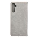 Etui z klapką na Samsung A05s Luna Book Gold srebrne