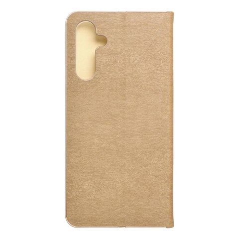 Etui z klapką na Samsung A15 4G / A15 5G Luna Book Gold złote