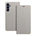 Etui z klapką na Samsung A16 5G Luna Book Gold srebrne