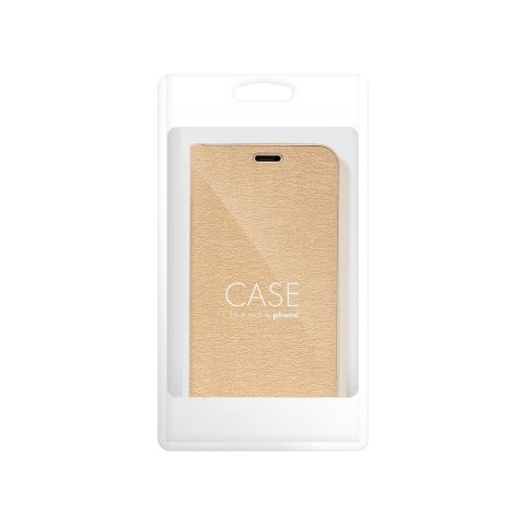 Etui z klapką na Samsung A17 Luna Book Gold złote