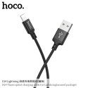 Kabel USB A do Lightning Hoco 1 m X14 czarny