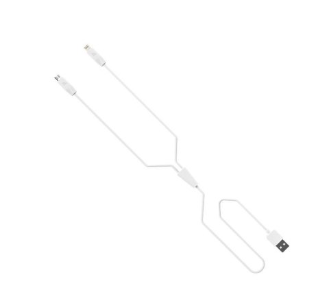 Kabel USB A do Lightning Hoco 2,1A 2 m X1 biały