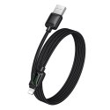 Kabel USB A do Lightning Hoco 2,4A 1,2 m z LCD U146 czarny