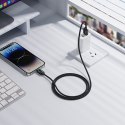 Kabel USB A do Lightning Hoco 2,4A 1,2 m z LCD U146 czarny