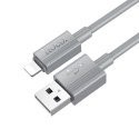 Kabel USB A do Lightning Hoco 2,4A 1 m X107 szary