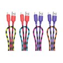 Kabel USB A do Lightning Hoco 2,4A 1 m X116 gradient czerwony