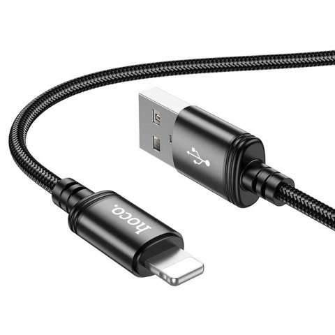 Kabel USB A do Lightning Hoco 2,4A 3 m X91 czarny