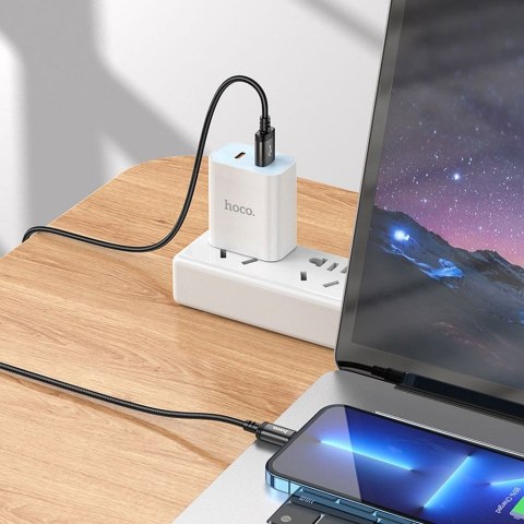 Kabel USB A do Lightning Hoco 2,4A 3 m X91 czarny