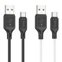 Kabel USB A do USB C Hoco 3A 1 m X90 czarny