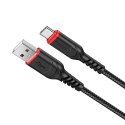 Kabel USB A do USB C Hoco QC 3A 1 m X59 czarny