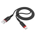Kabel USB A do USB C Hoco QC 3A 1 m X59 czarny