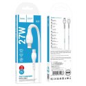 Kabel USB C do Lightning Hoco PD 27W 1 m X37 biały