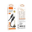 Kabel USB C do Lightning Hoco PD 27W 2 m X89 czarny