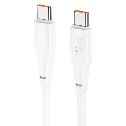 Kabel USB C do USB C Hoco 3A 100W 1 m X93 biały