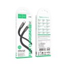 Kabel USB C do USB C Hoco 3A 60W płaski 1 m X125 biały