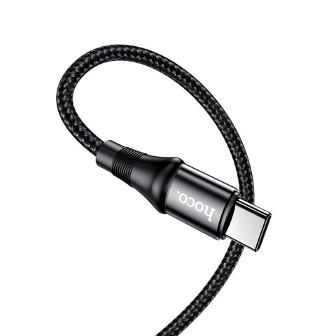 Kabel USB C do USB C Hoco PD 5A 100W 1 m X50 czarny