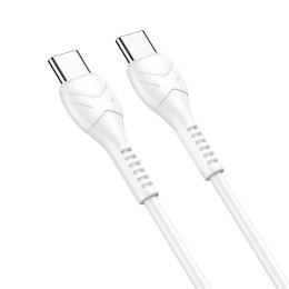 Kabel USB C do USB C Hoco PD 60W 1 m X37 biały