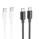 Kabel USB C do USB C Hoco PD 6A 100W 1 m X96 biały