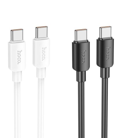 Kabel USB C do USB C Hoco PD 6A 100W 1 m X96 biały