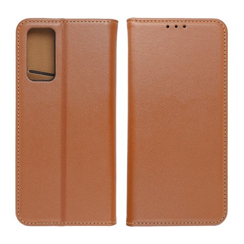 Etui z klapką na iPhone 16 PLUS Smart Pro Book skórzane brązowe