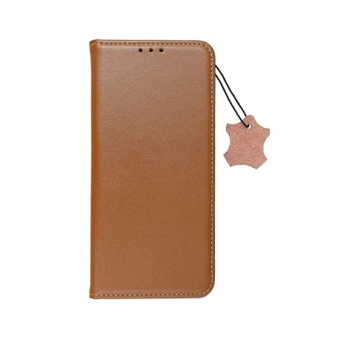 Etui z klapką na iPhone 16 PRO Smart Pro Book skórzane brązowe