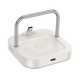 Ładowarka biurkowa Hoco 2w1 USB C PD QC 3A 30W + ładowanie bezprzewodowe 5W CQ16B biała
