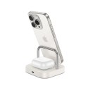 Ładowarka biurkowa Hoco 2w1 USB C PD QC 3A 30W + ładowanie bezprzewodowe 5W CQ16B biała