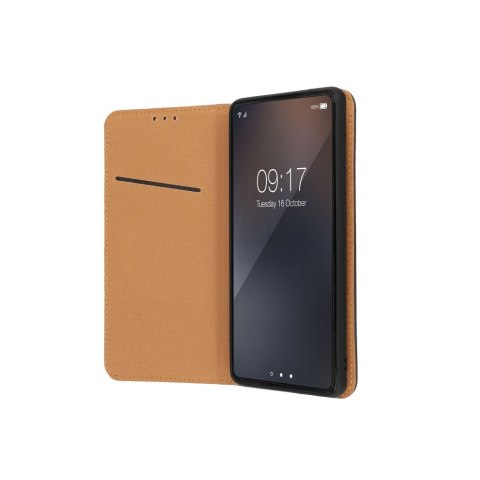Etui z klapką na iPhone 16e (SE 4 2025) Smart Pro Book skórzane czarne