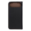 Etui z klapką na iPhone 17 AIR Smart Pro Book skórzane czarne