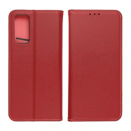 Etui z klapką na iPhone 17 PRO MAX Smart Pro Book skórzane bordowe