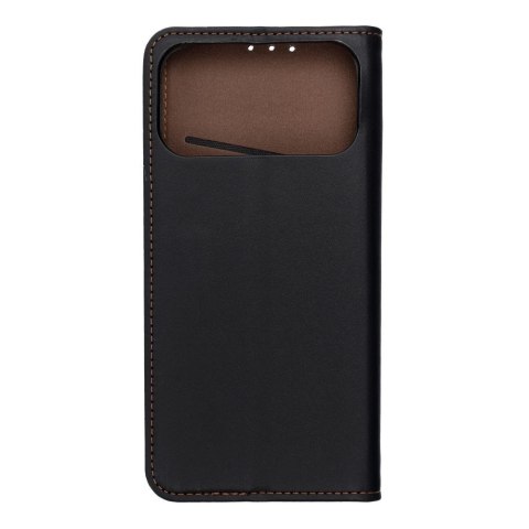 Etui z klapką na iPhone 17 PRO MAX Smart Pro Book skórzane czarne