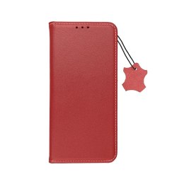 Etui z klapką na iPhone 17 PRO Smart Pro Book skórzane bordowe