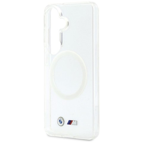 BMW futerał do SAMSUNG S26 BMHMS26S25HSMLKT (Magnetic IML Shockproof W/ Metal Logos) transparentny