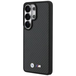 BMW futerał do SAMSUNG S26 Ultra BMHMS26L24CFMMK (Magnetic Kevlar W/ Logo) czarny