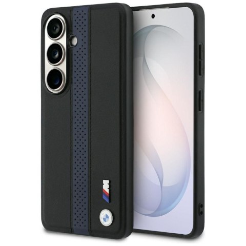BMW futerał do SAMSUNG S26 kompatybilny z MagSafe BMHMS26S25PCPSKB (Perforated Stripe Logo) niebieski