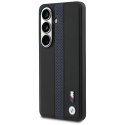 BMW futerał do SAMSUNG S26 kompatybilny z MagSafe BMHMS26S25PCPSKB (Perforated Stripe Logo) niebieski
