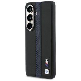 BMW futerał do SAMSUNG S26 kompatybilny z MagSafe BMHMS26S25PCPSKB (Perforated Stripe Logo) niebieski