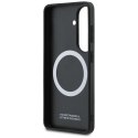 BMW futerał do SAMSUNG S26 kompatybilny z MagSafe BMHMS26S25PCPSKB (Perforated Stripe Logo) niebieski