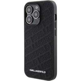 KARL LAGERFELD futerał do IPHONE 15 Pro KLHCP15LPQKPMK (Quilted Pattern) czarny