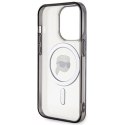 KARL LAGERFELD futerał do IPHONE 15 Pro KLHMP15LHKHNOTK (Karl Head + MAG) transparentny