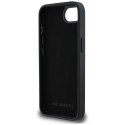 KARL LAGERFELD futerał do IPHONE 16e (SE 4 2025) KLHCPSE4PFGKCPS (Fixed Glitter W/ Ikonik Metal Pin) srebrny