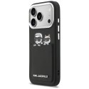 KARL LAGERFELD futerał do IPHONE 17 Pro KLHCP17L6PCSPKCK (PU W/ K&C Print & Pocket) czarny