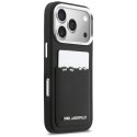 KARL LAGERFELD futerał do IPHONE 17 Pro KLHCP17L6PCSPKCK (PU W/ K&C Print & Pocket) czarny